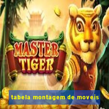 tabela montagem de moveis